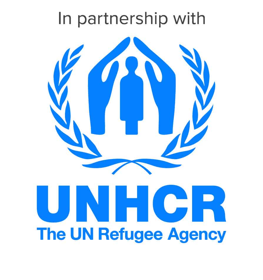 Metadrasi - Investigation and Certification of Victims of Torture by METAdrasi: An action for thousands of victims of torture seeking protection in Europe. 1 Metadrasi - UNHCR visibility vertical Blue CMYK v2015 Partnership