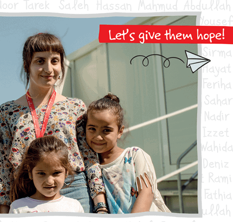 Offer your support to unaccompanied children...