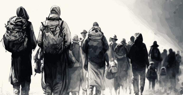 Metadrasi - illustration refugees SQ