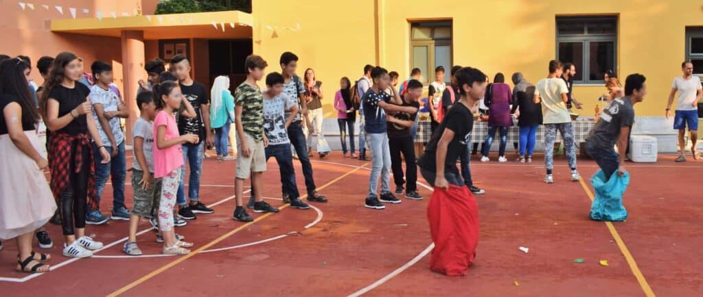 A celebration for refugee and migrant children