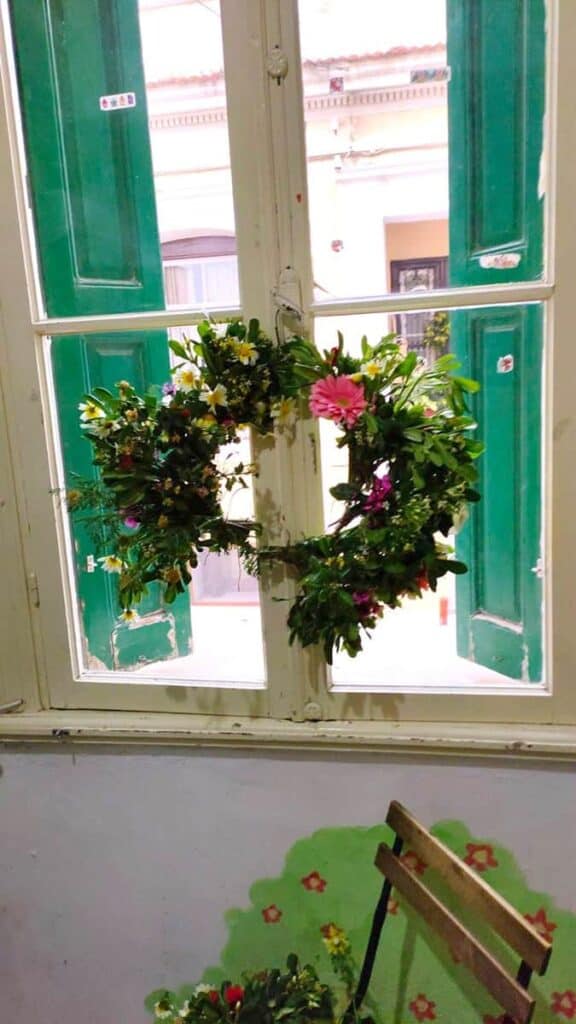 Celebrating Spring in the Accommodation Facility in Chios