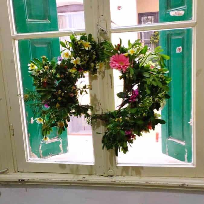 Celebrating Spring in the Accommodation Facility in Chios