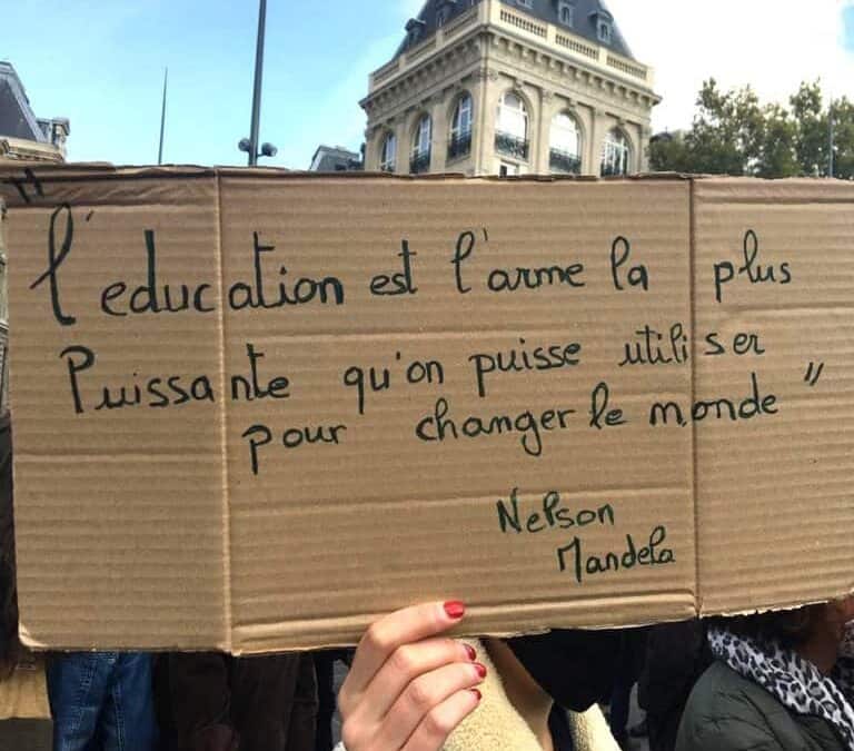 “Education is the most powerful weapon which you can use to change the world”
