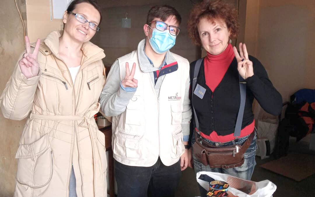 Παράδοση ανθρωπιστικού υλικού από τη ΜΕΤΑδραση για διανομή σε Ουκρανούς που βρίσκονται σε ανάγκη