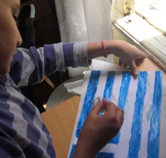 When unaccompanied children celebrate the Greek national holiday