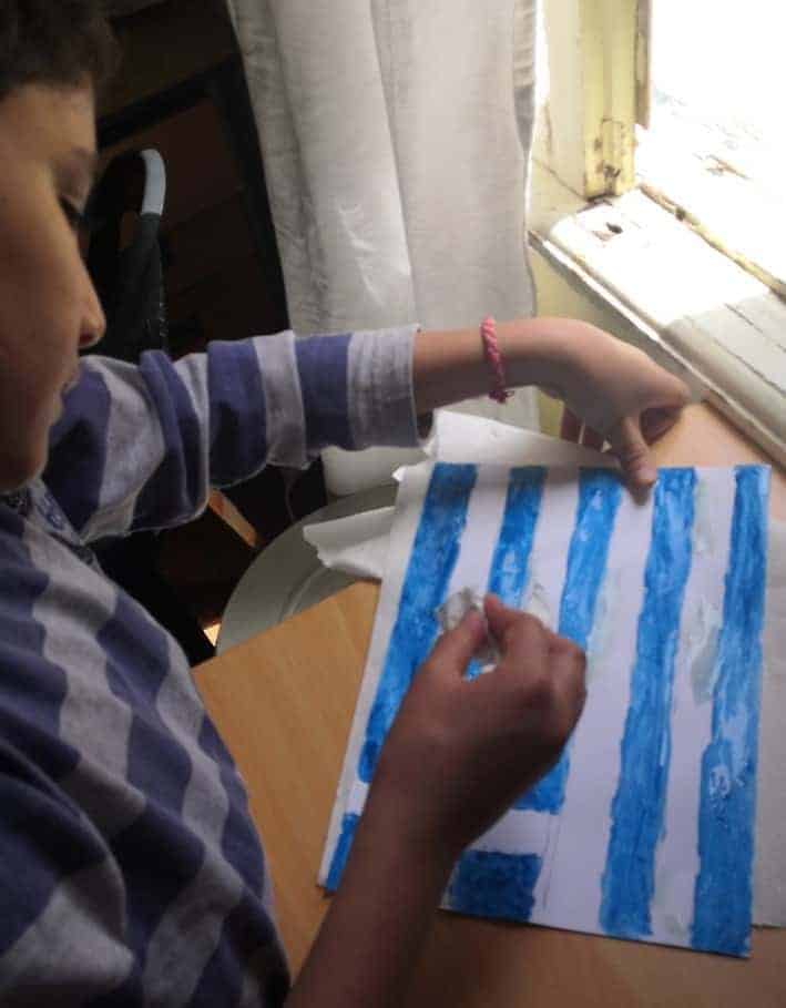 Metadrasi - When unaccompanied children celebrate the Greek national holiday 1 Metadrasi - METAdrasi greek flag