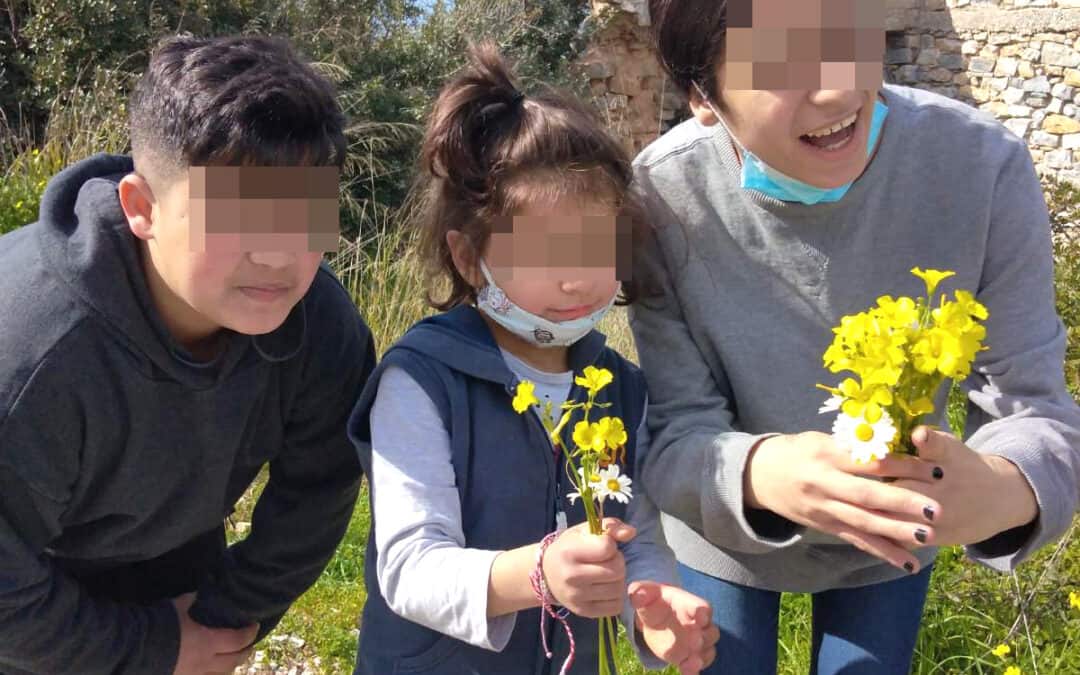 Τα ασυνόδευτα παιδιά της δομής Σάμου έρχονται σε επαφή με την ιδιαίτερη φυσική ομορφιά του νησιού