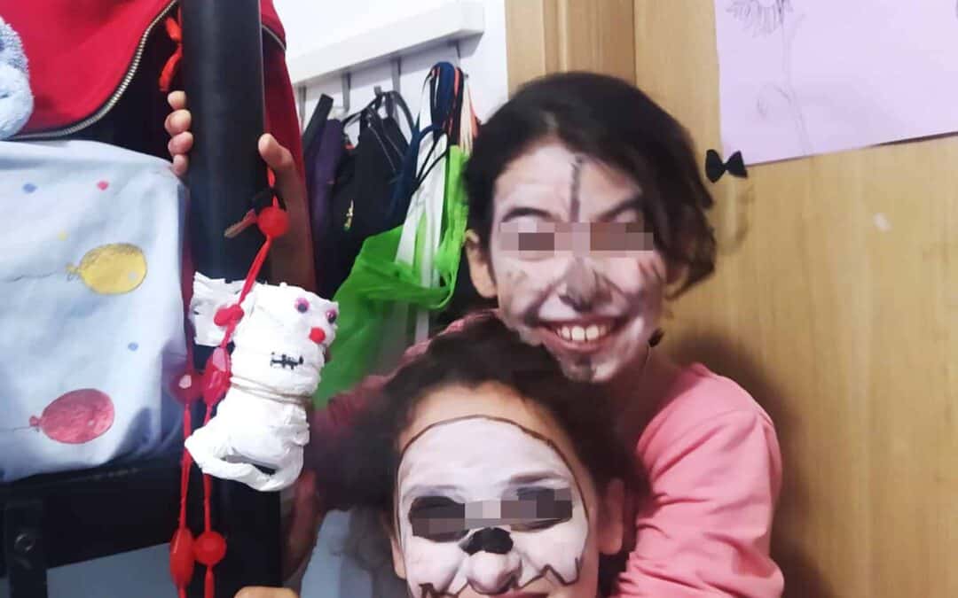 Τα παιδιά της Δομής Σάμου γιορτάζουν το Halloween!