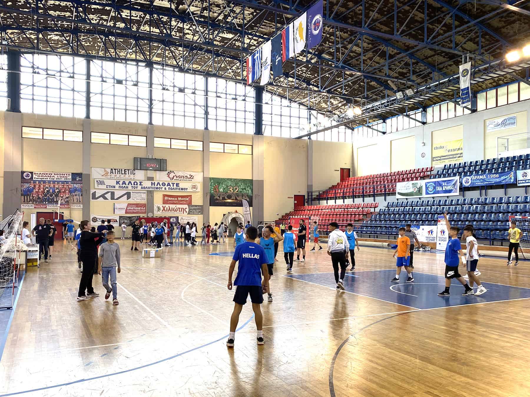 Metadrasi - “Together in Sport” in Drama: We play sports together, with mutual respect 4 Metadrasi - Together in Sport Handball event Drama 4