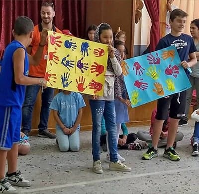 A day of joy and coexistence for the children in Chios