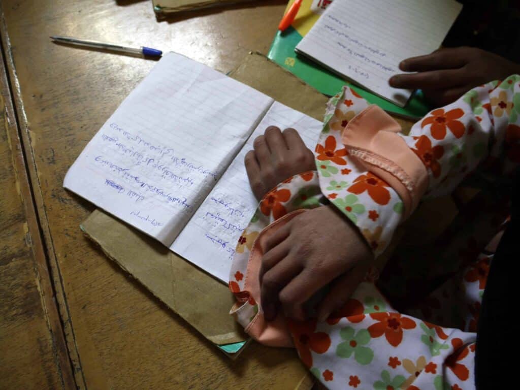 “ALL CHILDREN HAVE THE RIGHT TO GO TO SCHOOL. DO NOT TAKE THAT AWAY FROM THEM”