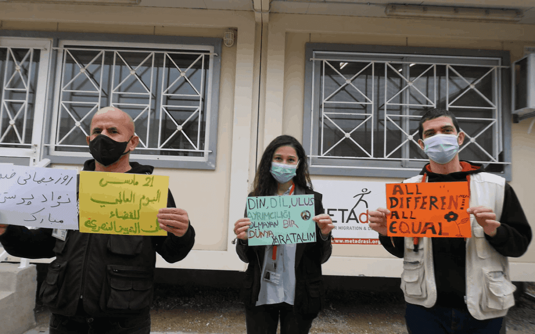 Strong message against racism by the Reception and Identification Center of Fylakio