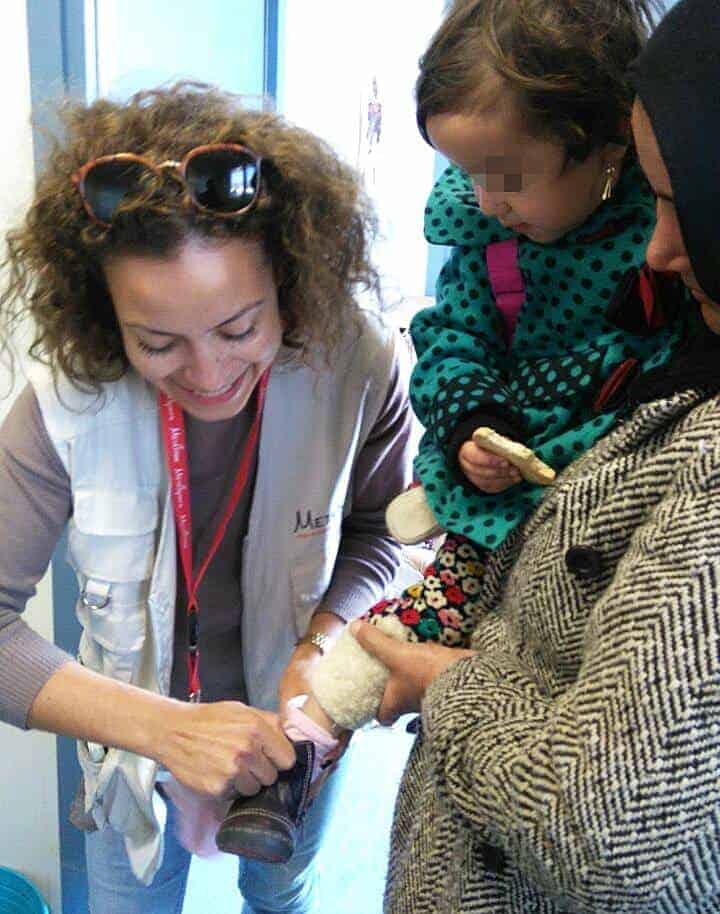 Collection of material essential to refugees