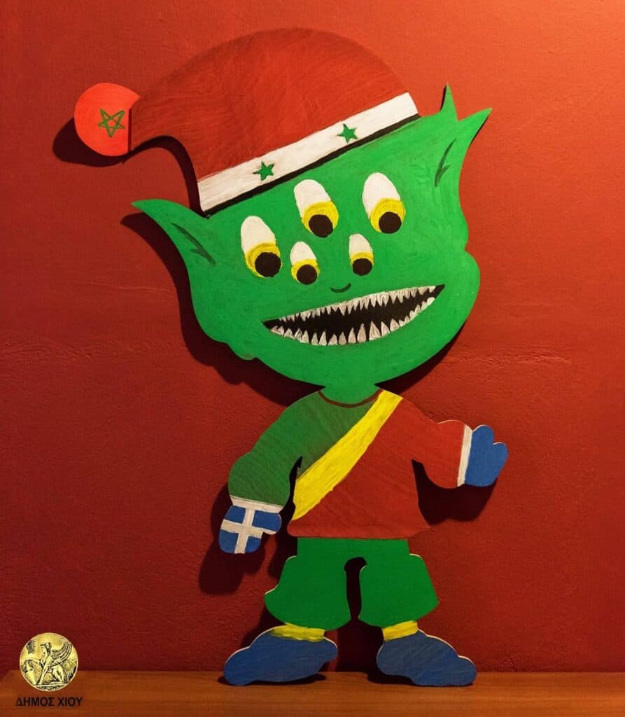 A creation of the unaccompanied children in our shelter in Chios