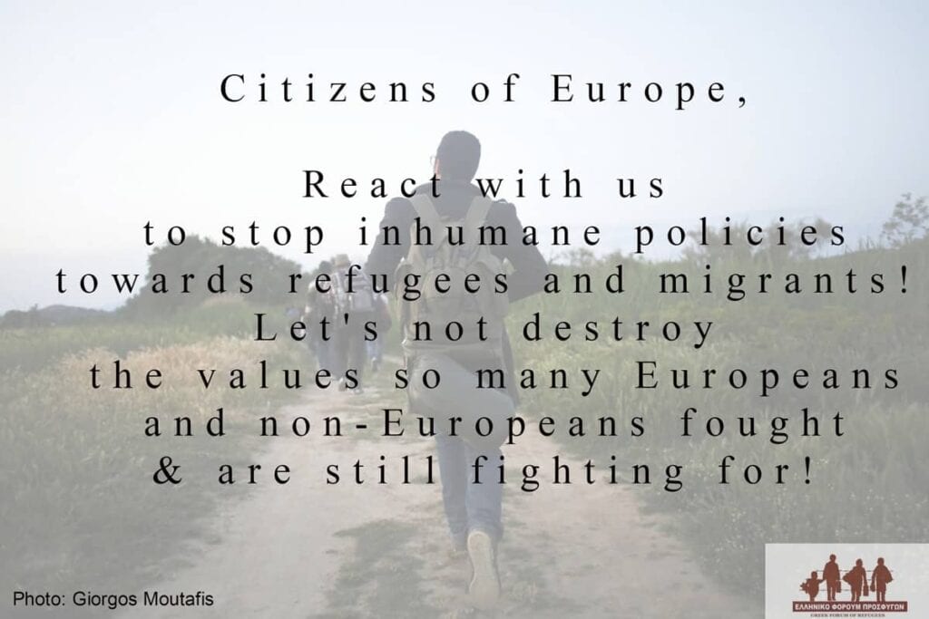 METAdrasi countersigns the call of the Greek Forum of Refugees (GFR) “Meanwhile, people are still dying”