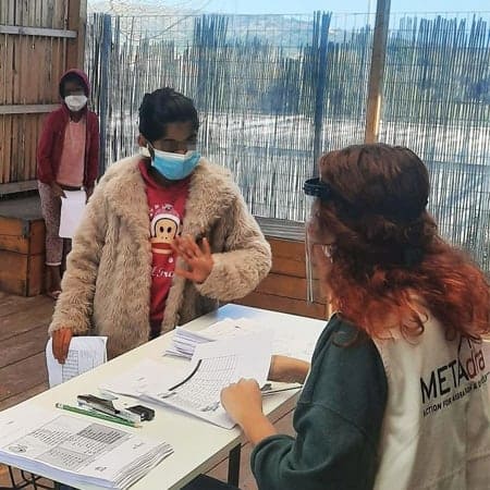 Education continues at METAdrasi’s non-formal Education Center in Chios
