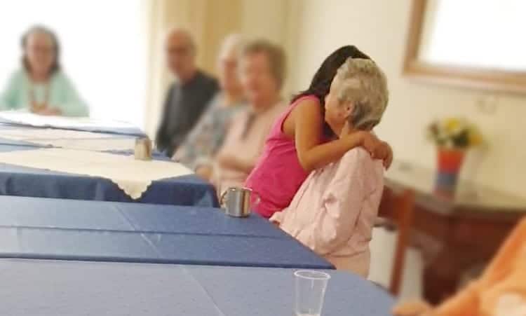 A special day with grandma and grandpa