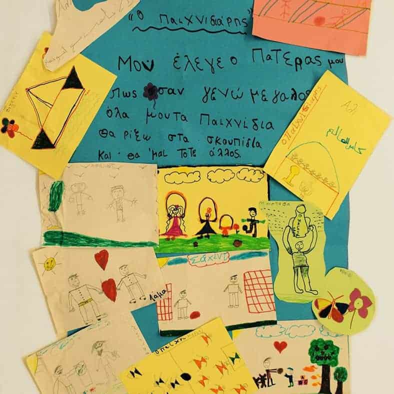 Our students in Chios get inspired by Souris’ poetry