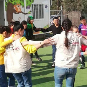 Festive atmosphere at METAdrasi’s education centers!