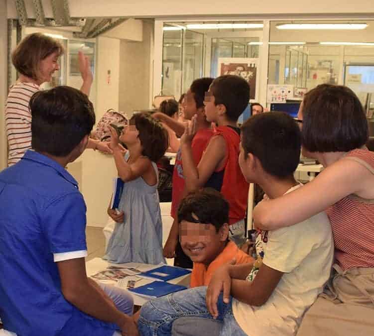 Επίσκεψη παιδιών από τη Δομή Φιλοξενίας της Αθήνας στα γραφεία της ΜΕΤΑδρασης
