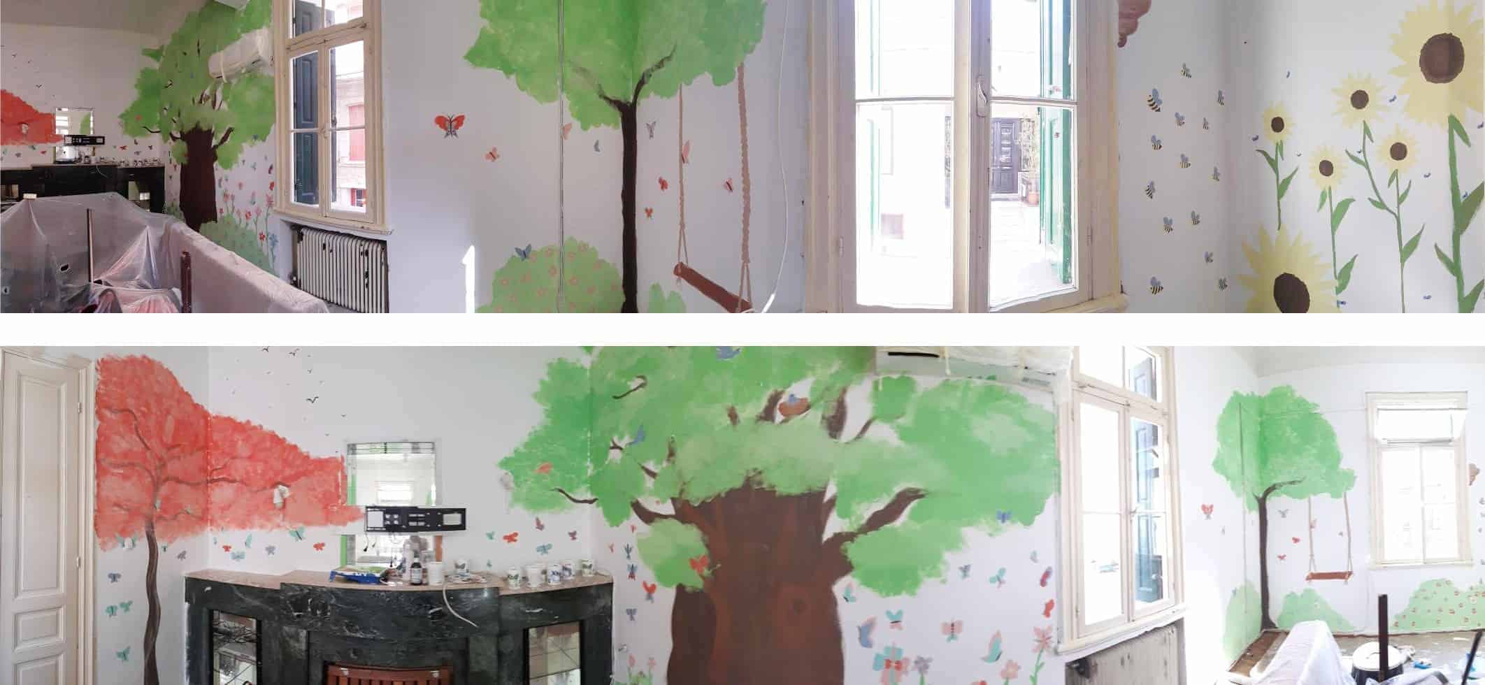 Metadrasi - A wind of renewal and creativity in our Chios shelter 1 Metadrasi - Τοιχογραφίες 2