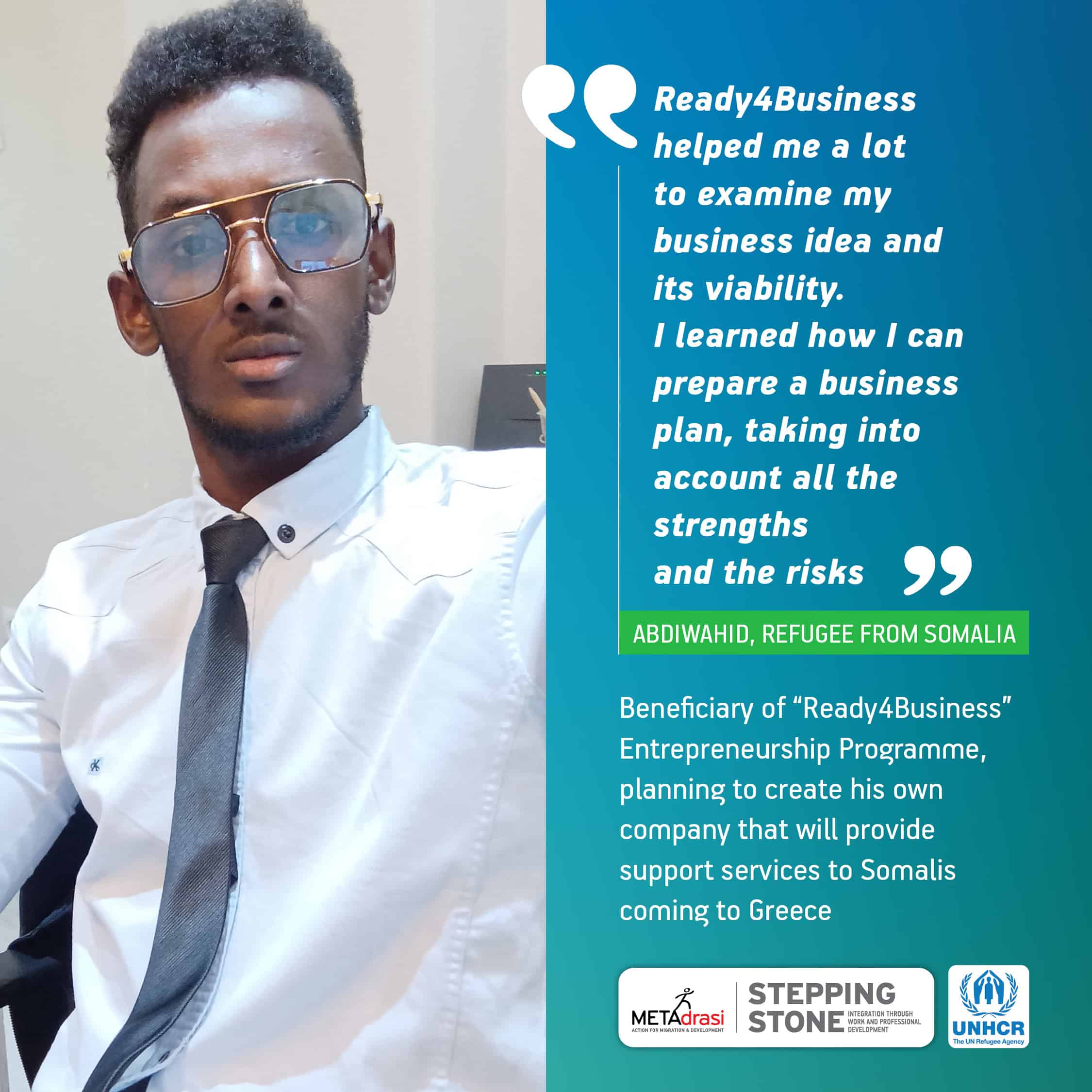 Metadrasi - Ready4Business: supporting Abdi's new business idea 1 Metadrasi - ABDI 1