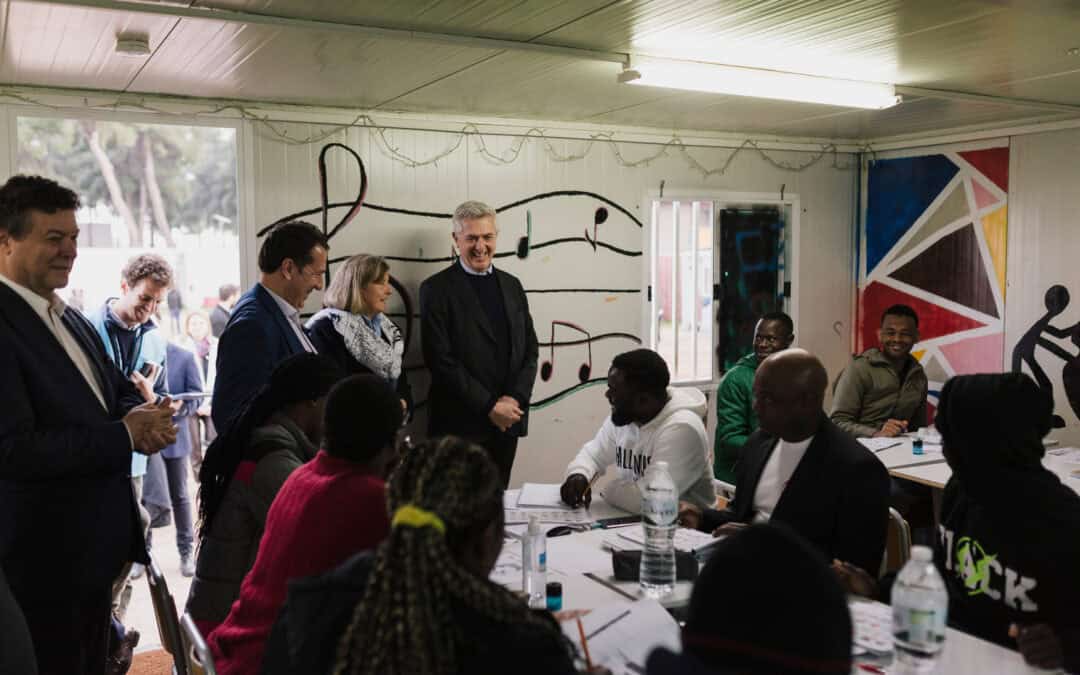METAdrasi meets the UN High Commissioner for Refugees in Ritsona
