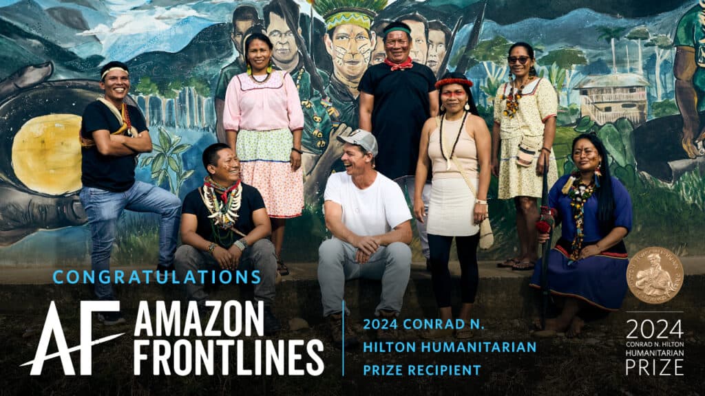 Amazon Frontlines receives the Conrad N. Hilton Foundation Humanitarian Prize for 2024