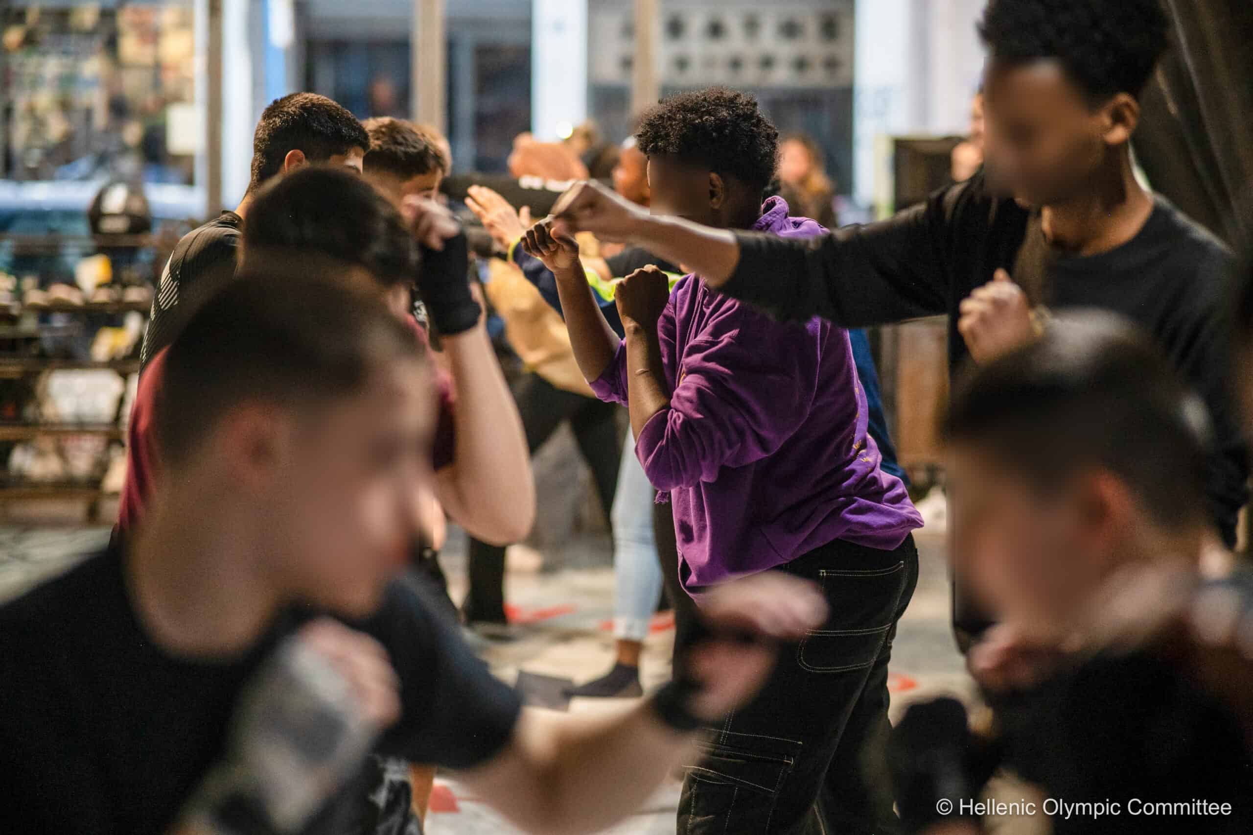 Metadrasi - Together in sport and against racism! 3 Metadrasi - Boxing1 Fight. Glob.Team 2 scaled