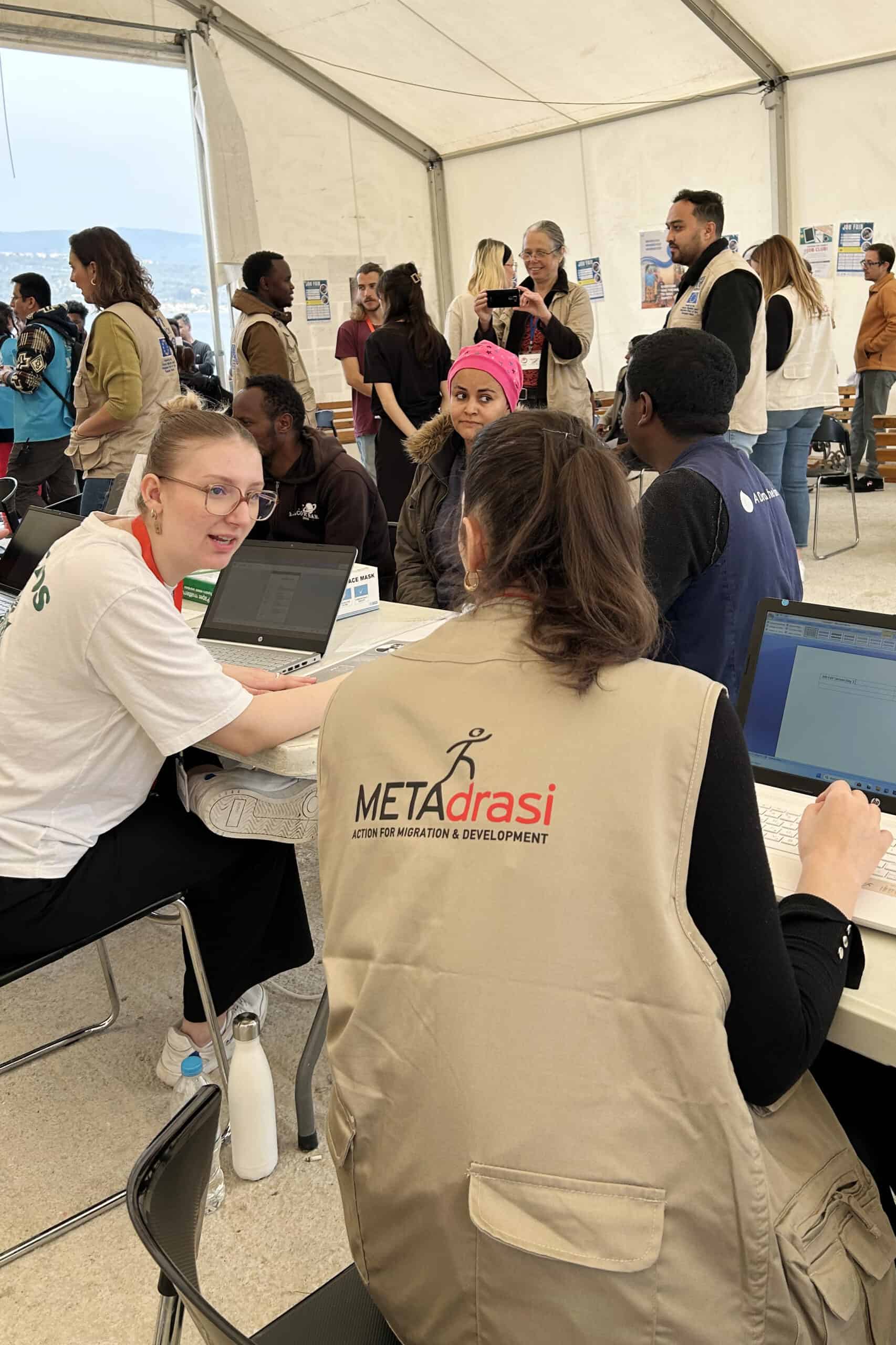 Metadrasi - Η ΜΕΤΑδραση στη μεγαλύτερη εκδήλωση εύρεσης εργασίας στη Λέσβο 2 Metadrasi - IMG 4822 1 scaled
