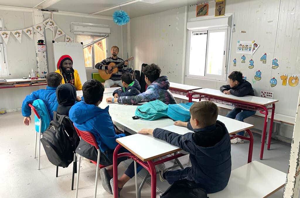 A special activity for our students in Lesvos
