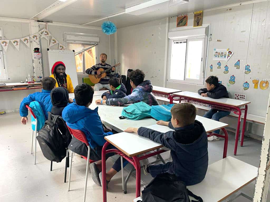 A special activity for our students in Lesvos