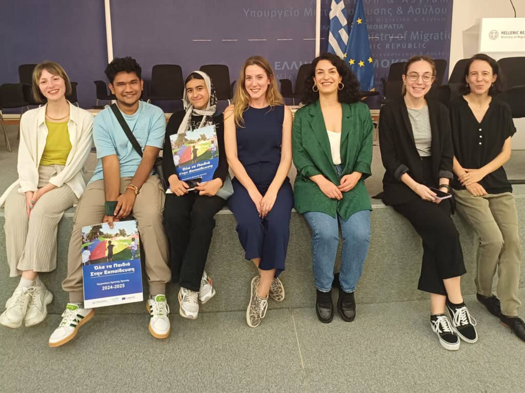 METAdrasi at the closing event of the programme “All Children in Education”