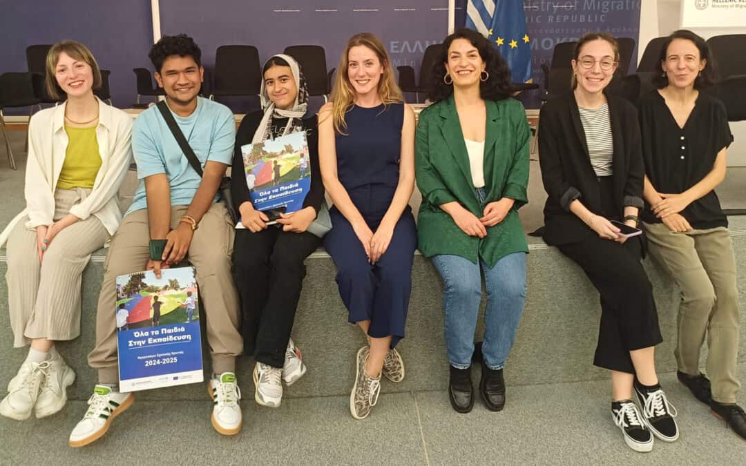 METAdrasi at the closing event of the programme “All Children in Education”