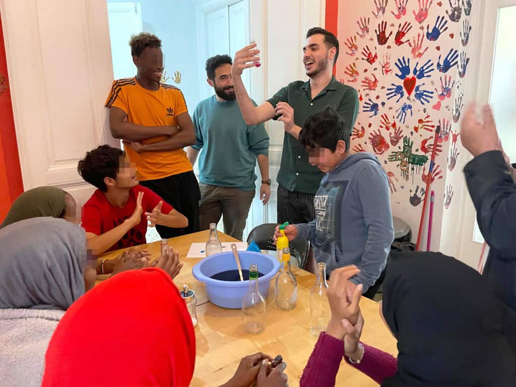 A former unaccompanied minor visited our Accommodation Facility in Chios