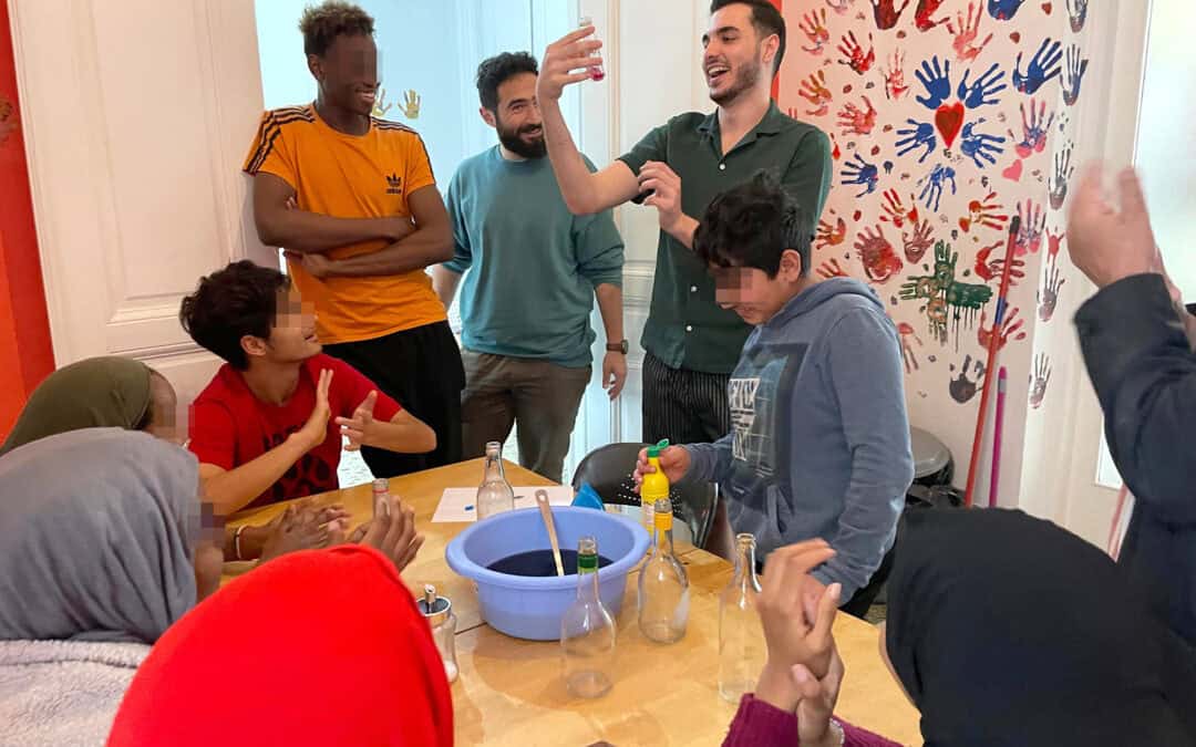A former unaccompanied minor visited our Accommodation Facility in Chios