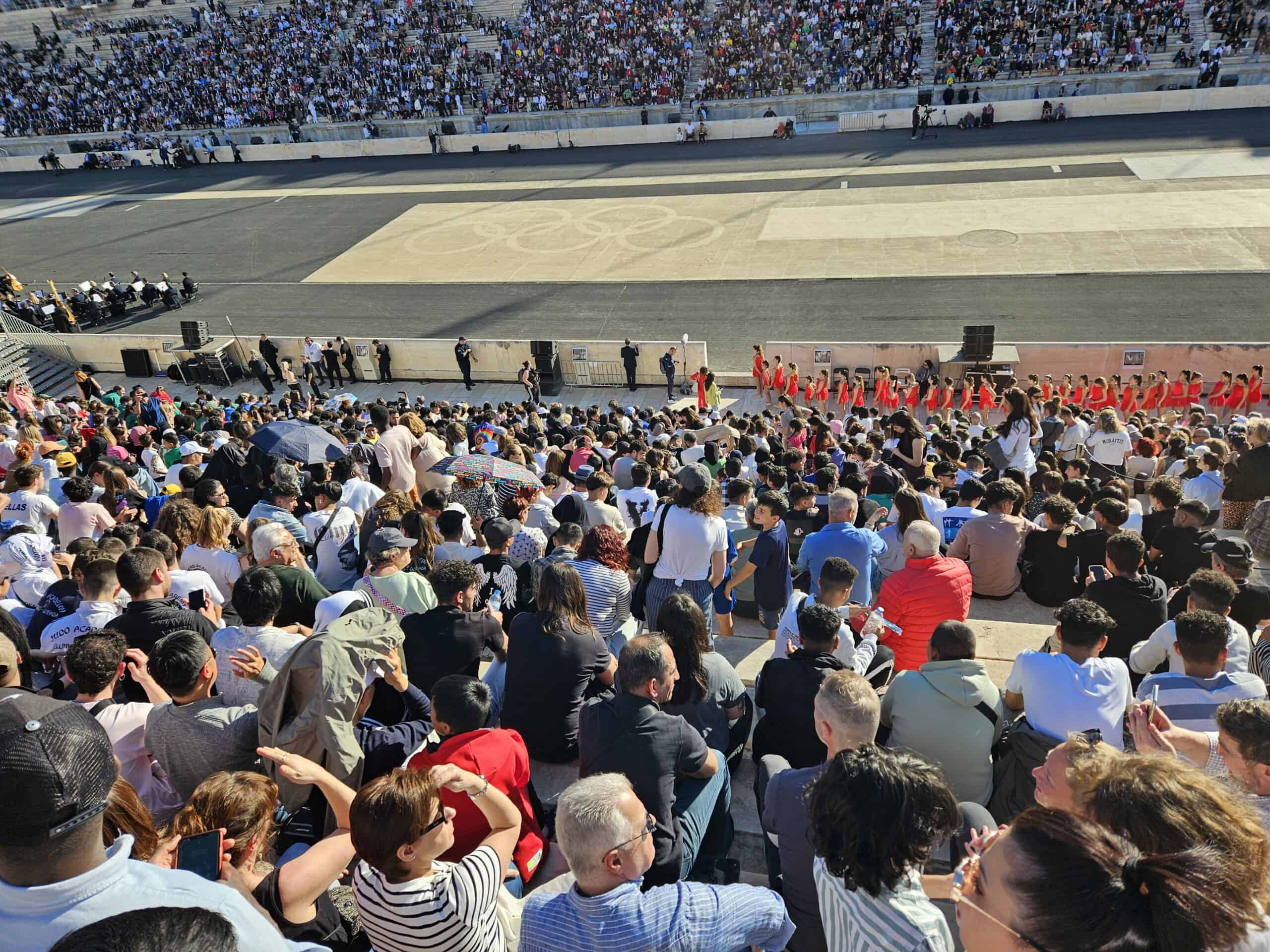 Metadrasi - 620 children of Together in Sport-Phase II at the handover ceremony of the Olympic Flame 2 Metadrasi - METAdrasi Flame 3 scaled