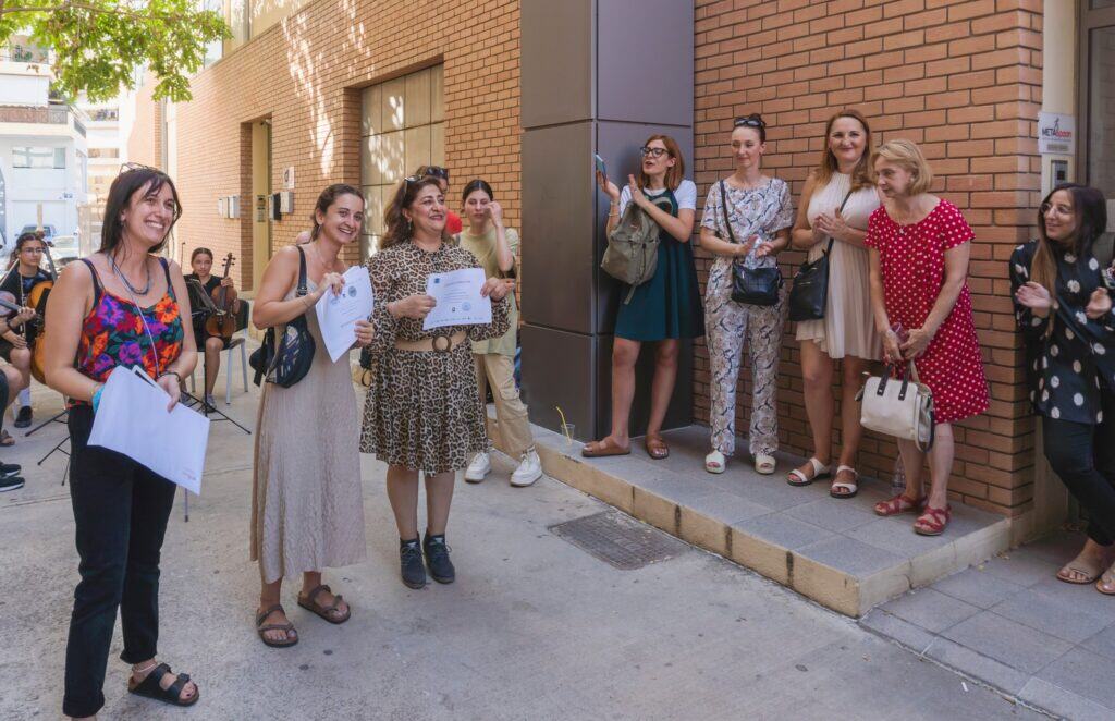 The students of the HELIOS project celebrated the completion of their studies