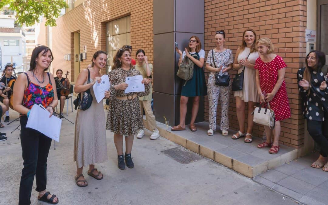 The students of the HELIOS project celebrated the completion of their studies