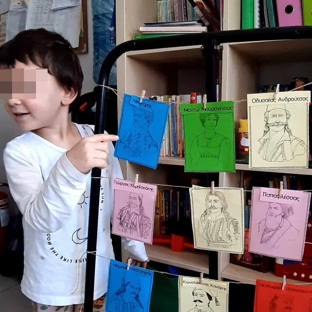 Our unaccompanied children in Samos learn about the Greek Independence Day