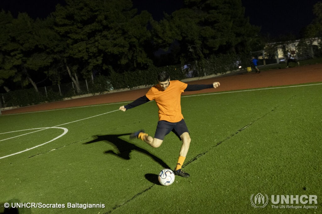 UNHCR’s Story: Scoring a “goal” in inclusion – Naser’s journey to adulthood through football