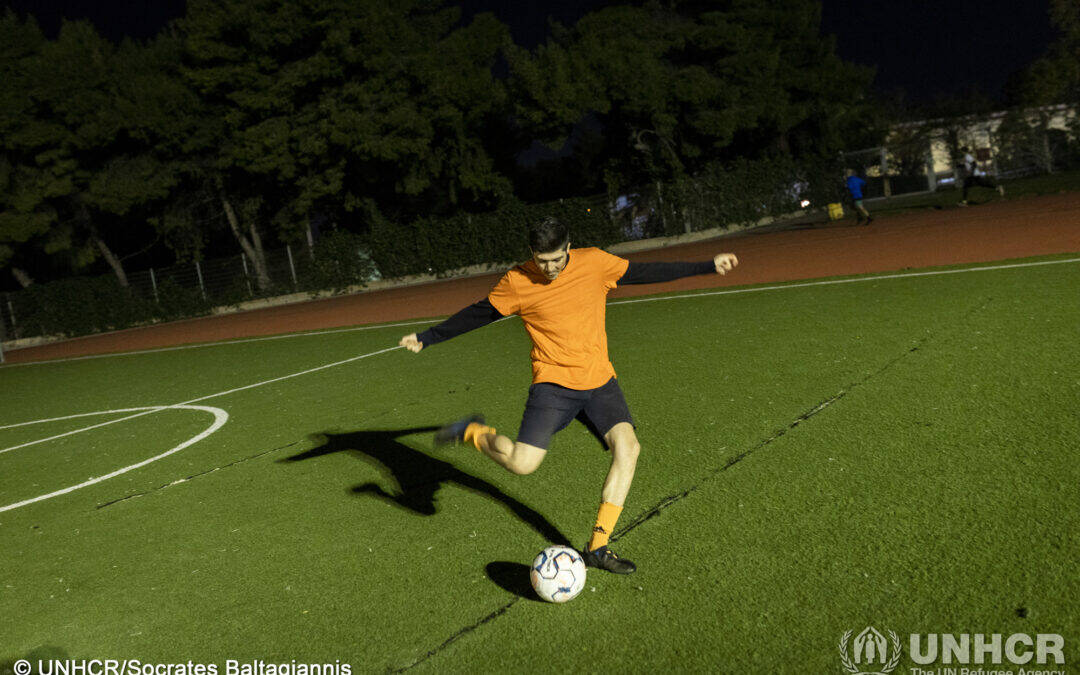 UNHCR’s Story: Scoring a “goal” in inclusion – Naser’s journey to adulthood through football
