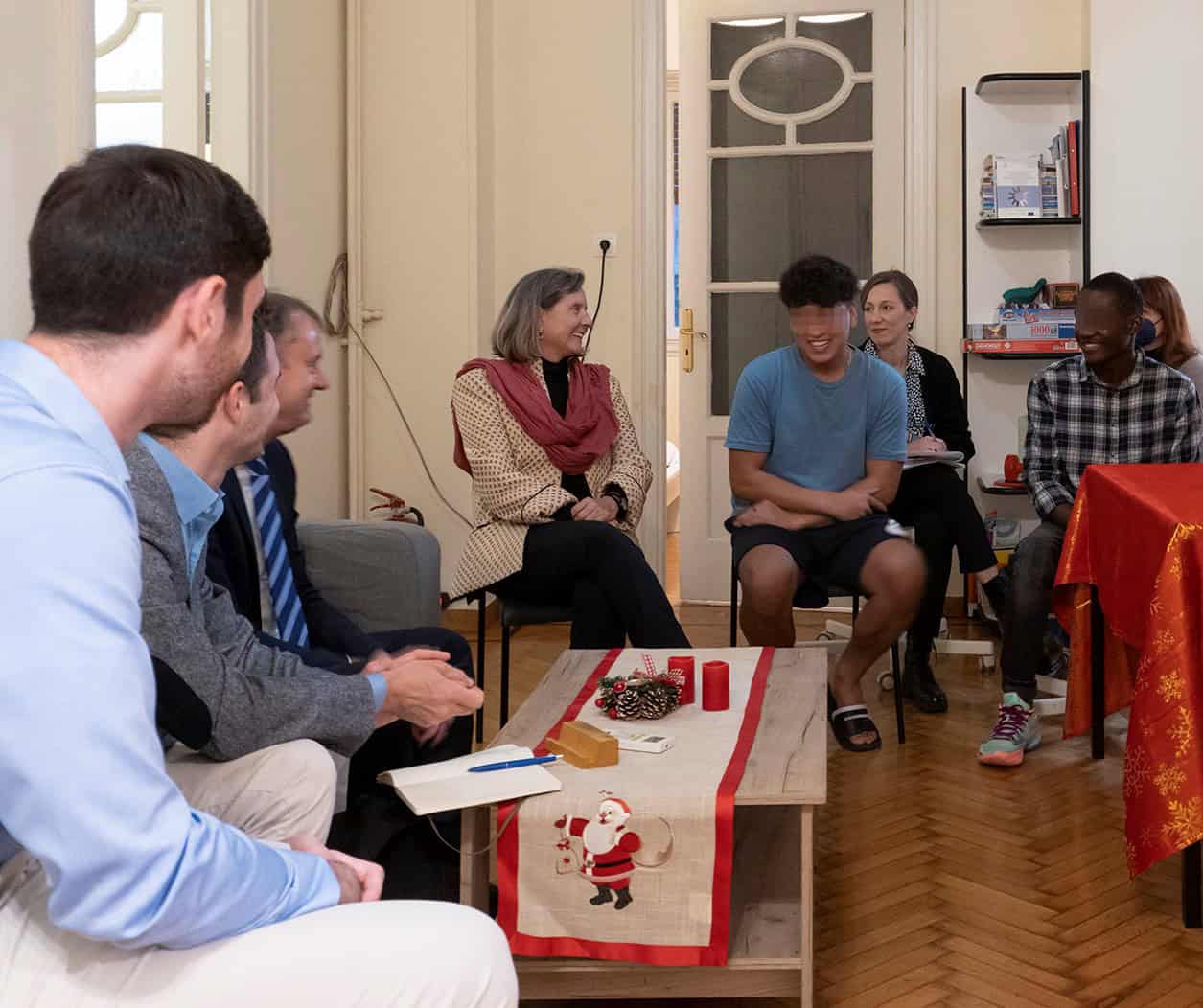 Metadrasi - Visit of the Swiss Ambassador in Athens to a Supported Independent Living apartment 2 Metadrasi - METAdrasi Swiss ambassador visit 4