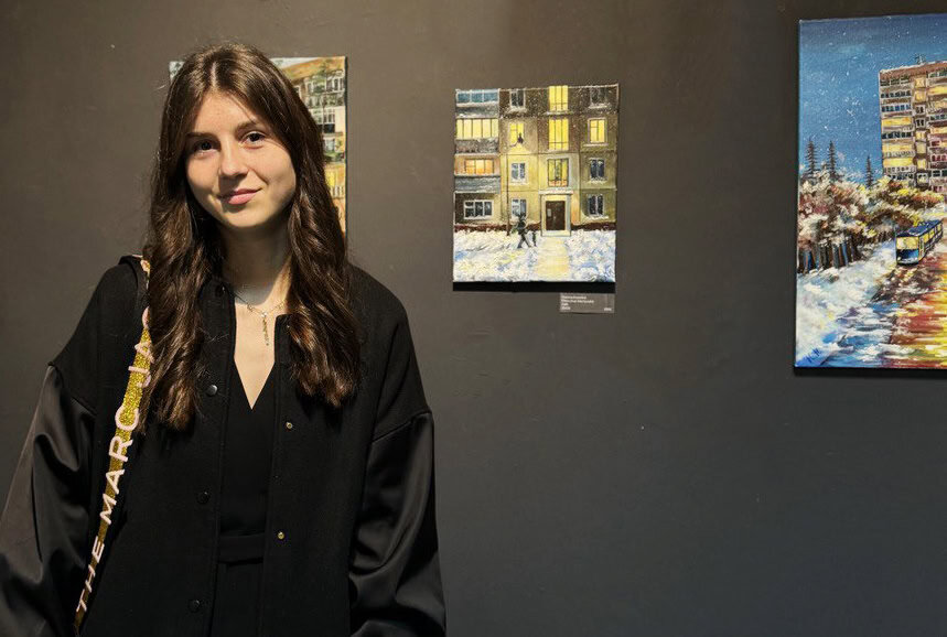 A young artist among our students in Thessaloniki!