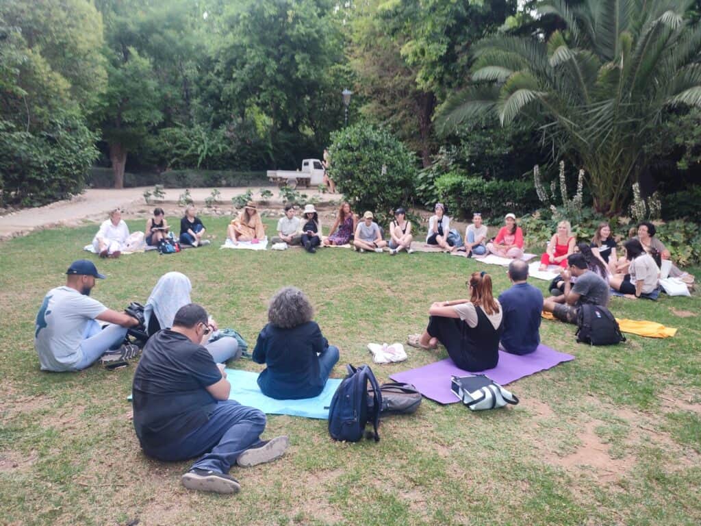 A visit to the National Garden of Athens for the students of the Integration Learning Center