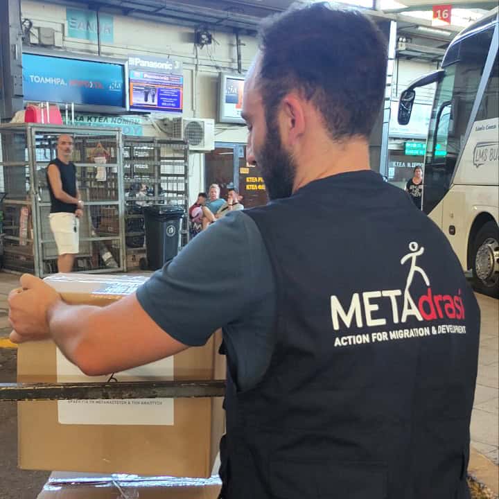Lending a helping hand to firefighters and volunteers in Evros