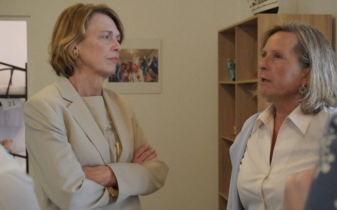 Ms. Büdenbender visits METAdrasi’s Dormitory
