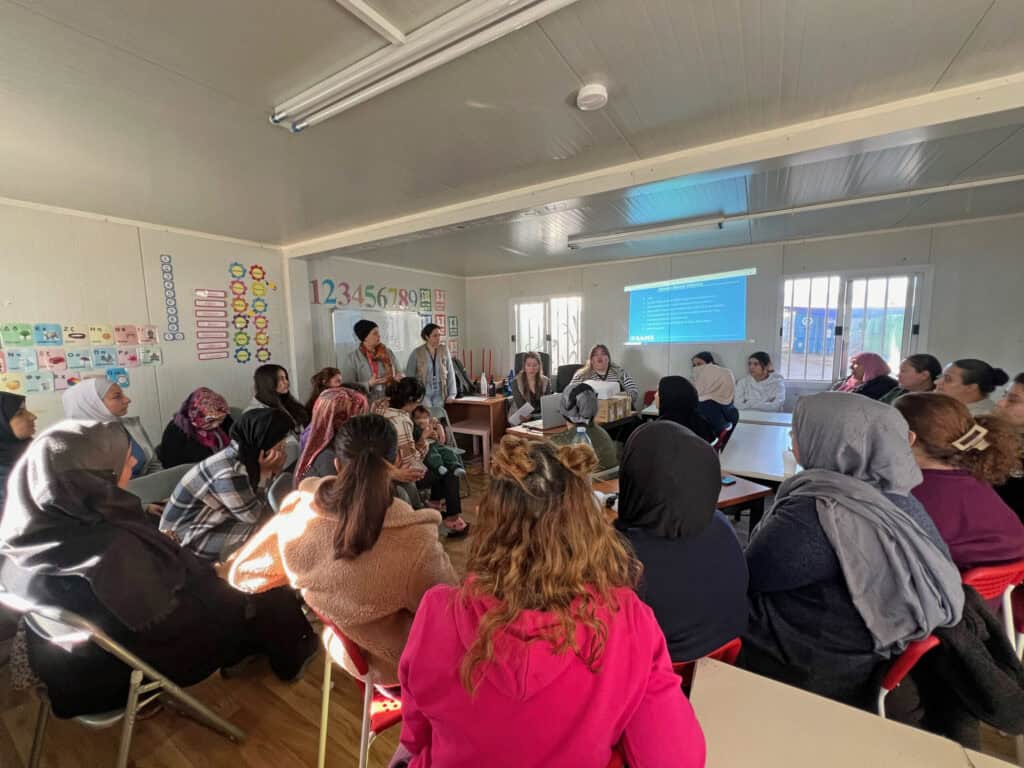 Event on gender-based violence for the women residents of the Ritsona facility