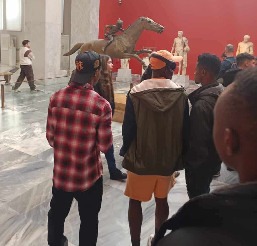 A day at the National Archaeological Museum of Athens for unaccompanied children