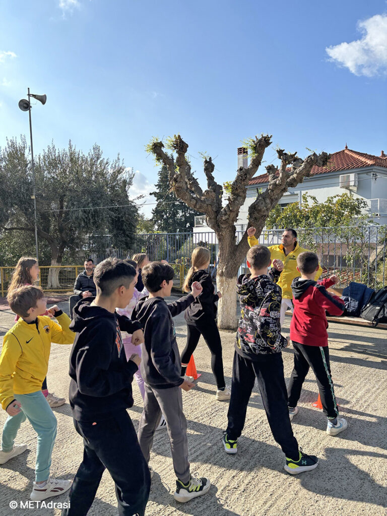 Metadrasi - 200 children in Mytilene discover the Olympic sports 3 Metadrasi - METAdrasi TiS Mytilene 8